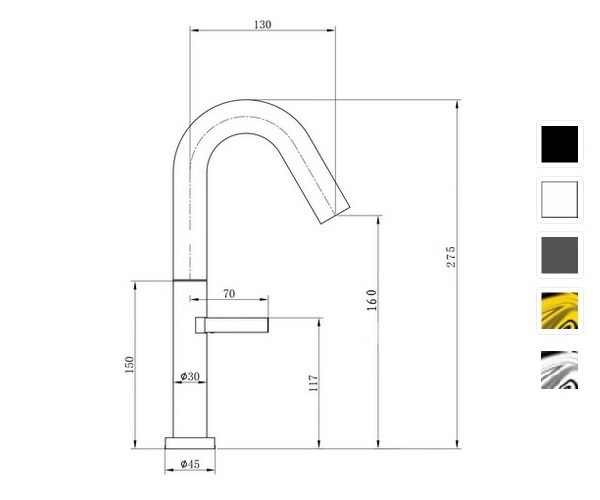 смеситель для раковины WONZON & WOGHAND WW-6068